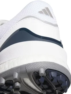 Adidas Mens Golf Shoes|SW5540 Spikeless Golf Shoes - Cloud White/Collegiate Navy/Grey One