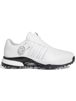 Adidas Clearance Shoes|Tour360 24 BOA Boost Golf Shoes (Wide Fit) - Ftwr White/Ftwr White