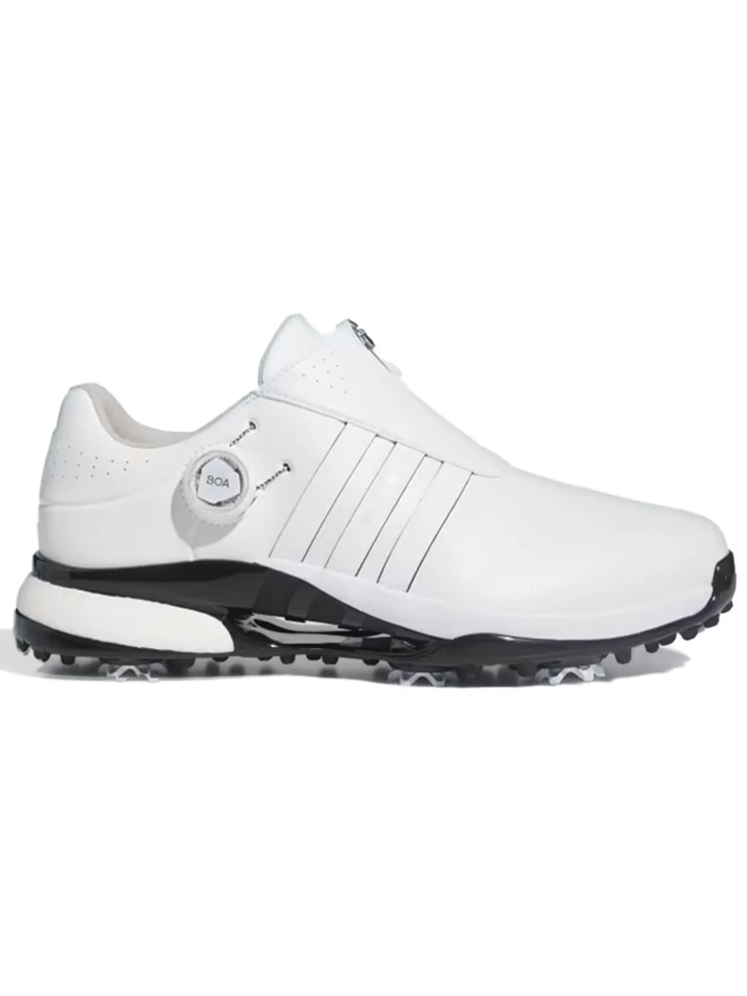 Adidas Clearance Shoes|Tour360 24 BOA Boost Golf Shoes (Wide Fit) - Ftwr White/Ftwr White