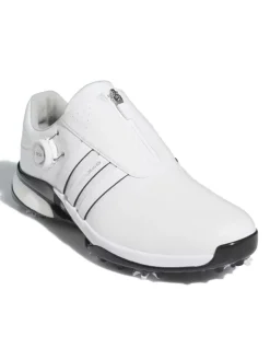 Adidas Clearance Shoes|Tour360 24 BOA Boost Golf Shoes (Wide Fit) - Ftwr White/Ftwr White