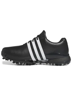 Adidas Mens Golf Shoes|Tour360 24 Boost Golf Shoes (Wide Fit) - Core Black/Ftwr White