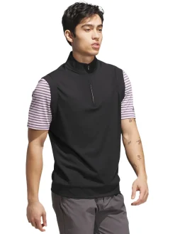 Adidas Vests|Ultimate365 Classic Quarter-Zip Vest - Black