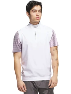 Adidas Vests|Ultimate365 Classic Quarter-Zip Vest - White