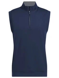 Adidas Vests|Ultimate365 Classic Quarter-Zip Vest - Collegiate Navy