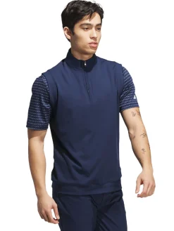 Adidas Vests|Ultimate365 Classic Quarter-Zip Vest - Collegiate Navy