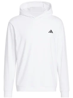 Adidas Jumpers|Ultimate365 Elevated Pullover Hoodie - White
