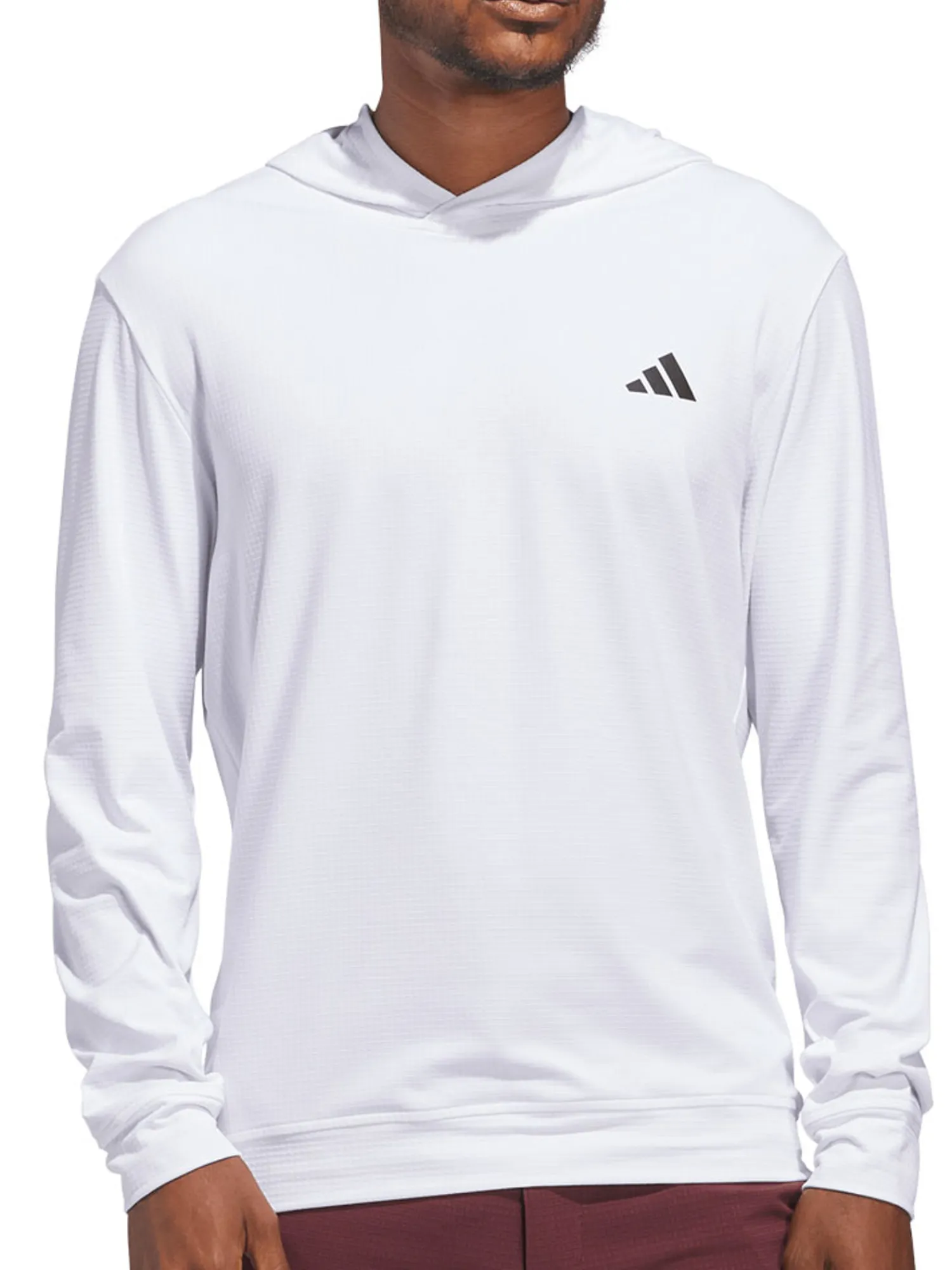 Adidas Jumpers|Ultimate365 Elevated Pullover Hoodie - White