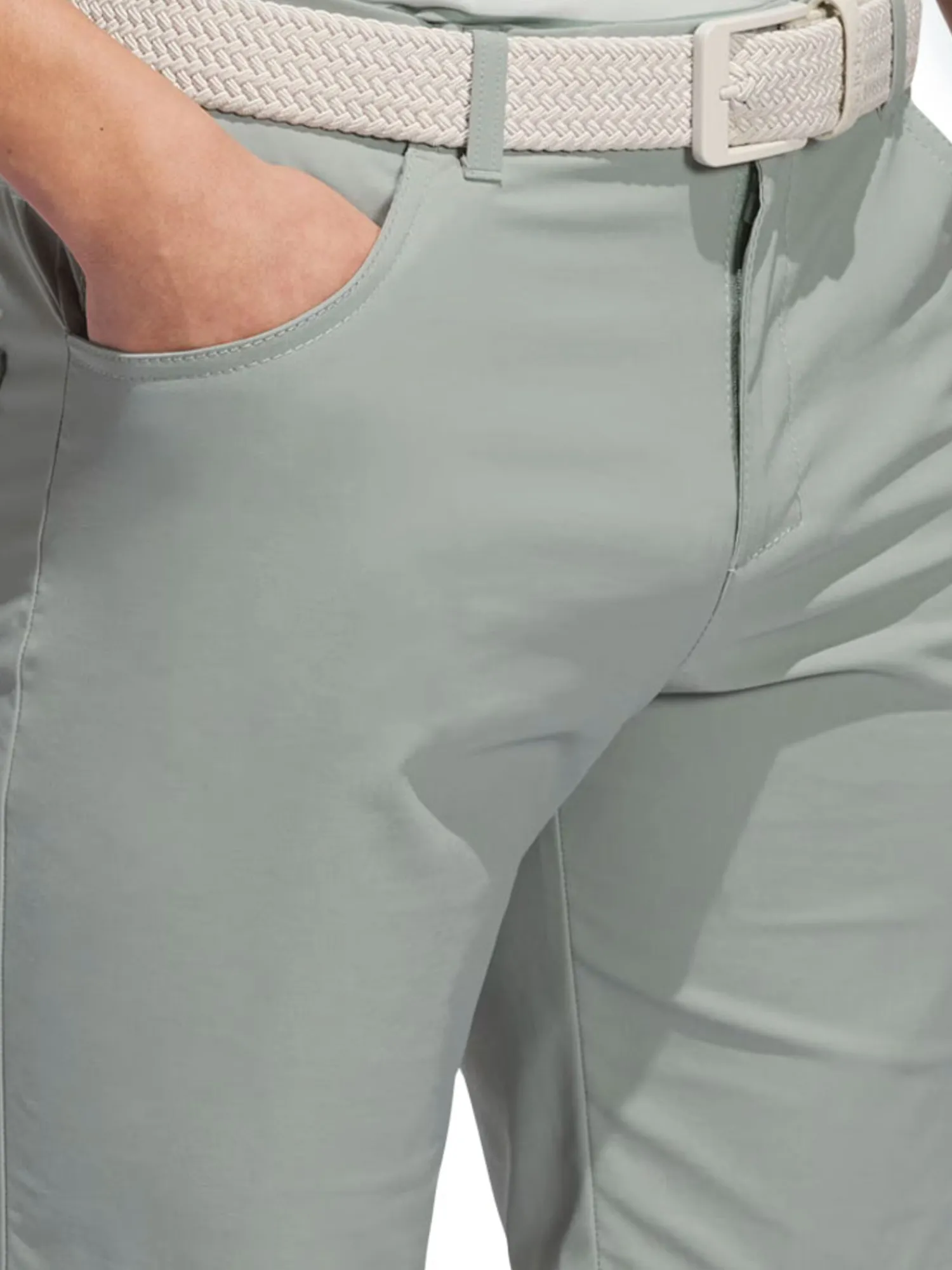 Adidas Shorts|Ultimate365 5-Pocket 9-Inch Golf Short - Silver Green