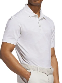 Adidas Shirts|Ultimate365 Speed Stripe Polo Shirt - Alumina/White