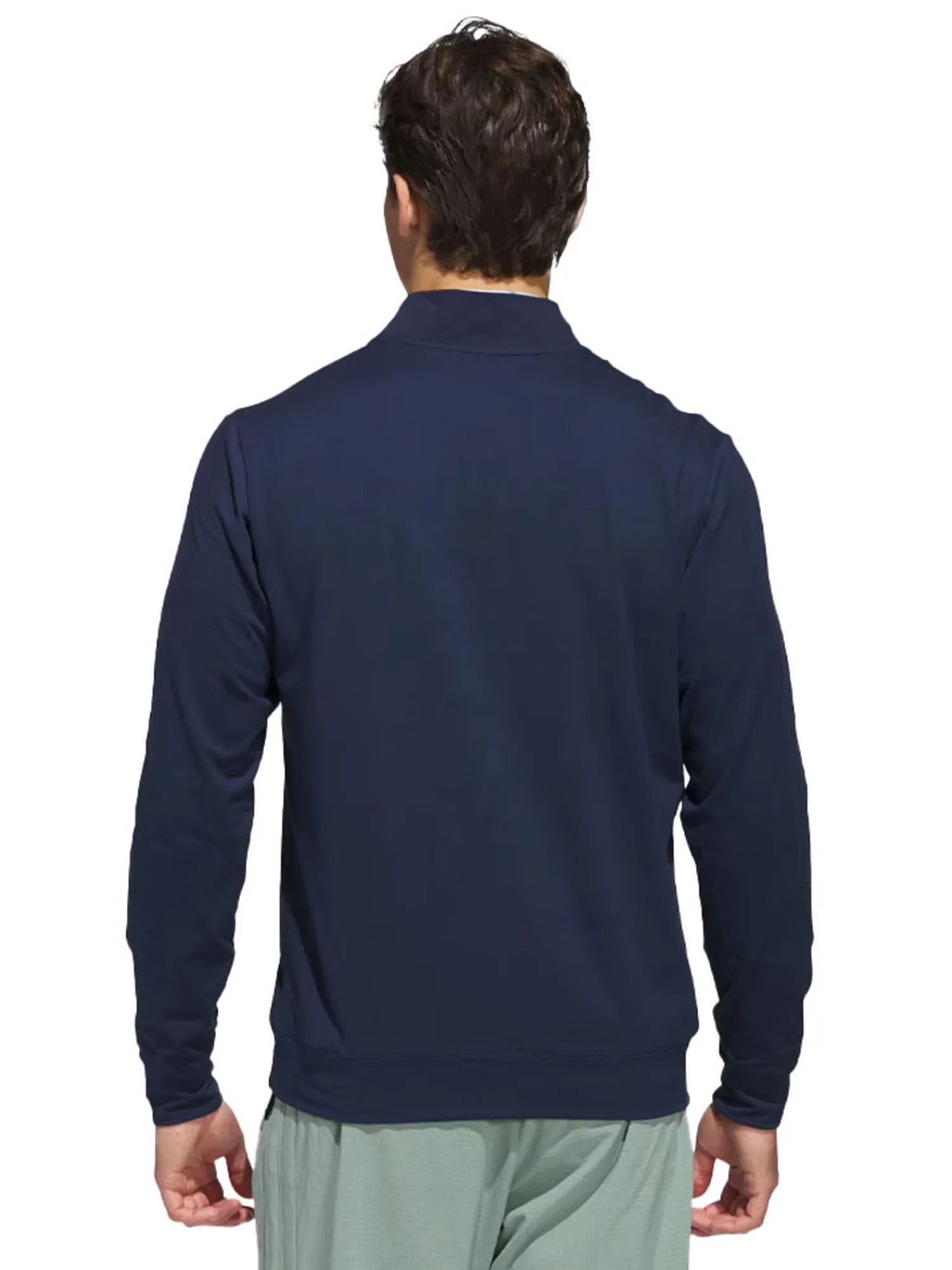 Adidas Jumpers|Ultimate365 Tour Twistknit Quarter Zip Pullover - Collegiate Navy