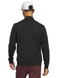 Adidas Jumpers|Ultimate365 Tour Twistknit Quarter Zip Pullover - Black