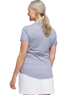 Adidas Shirts|Womens Ottoman Short Sleeve Polo Shirt - Collegiate Navy