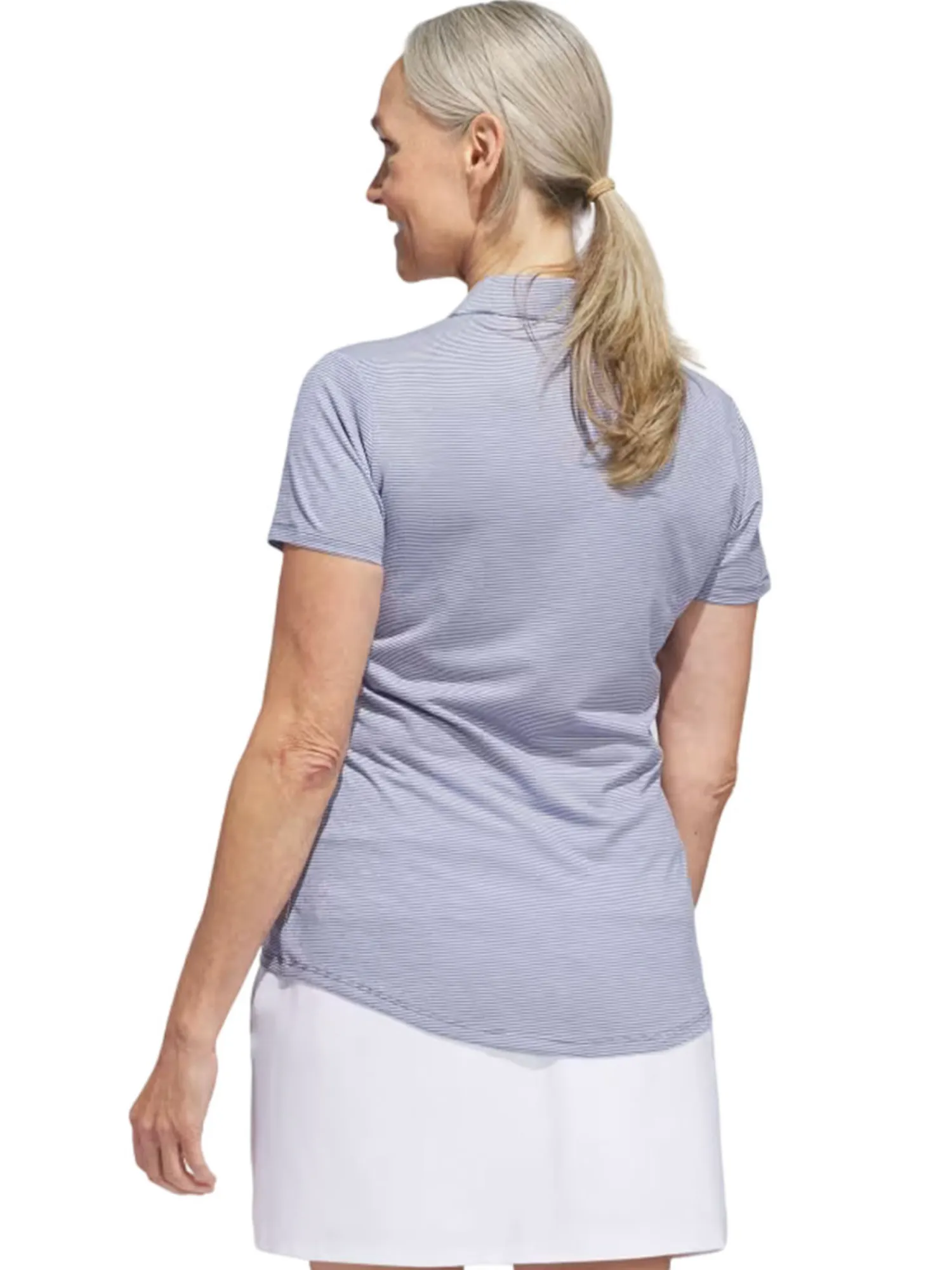 Adidas Shirts|Womens Ottoman Short Sleeve Polo Shirt - Collegiate Navy