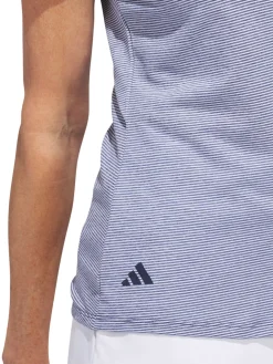 Adidas Shirts|Womens Ottoman Short Sleeve Polo Shirt - Collegiate Navy