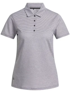 Adidas Shirts|Womens Ottoman Short Sleeve Polo Shirt - Black