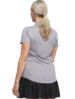 Adidas Shirts|Womens Ottoman Short Sleeve Polo Shirt - Black