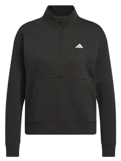 Adidas Jumpers|Womens Performance Quarter-Zip Jacket - Black