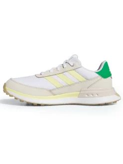 Adidas Clearance Shoes|Womens S2G Spikeless 24 Golf Shoes - Ftwr White/Powder Yellow/Green