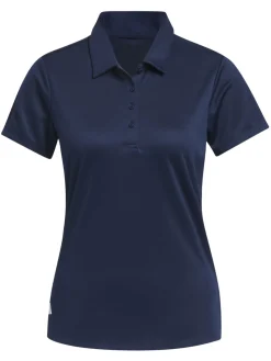 Adidas Shirts|Womens Solid Performance Short Sleeve Polo Shirt - Collegiate Navy