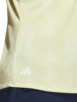 Adidas Shirts|Womens Ultimate365 Diamond Jacquard Polo Shirt - Powder Yellow