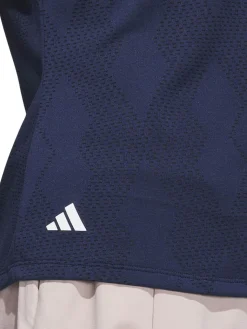 Adidas Shirts|Womens Ultimate365 Diamond Jacquard Polo Shirt - Collegiate Navy