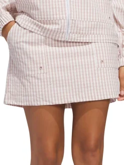 Adidas Skorts & Dresses|Womens Ultimate365 Gingham 15-Inch Skort - Wonder Taupe