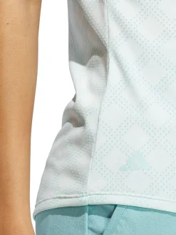 Adidas Shirts|Womens Ultimate365 Jacquard Short Sleeve Polo Shirt - Semi Flash Aqua