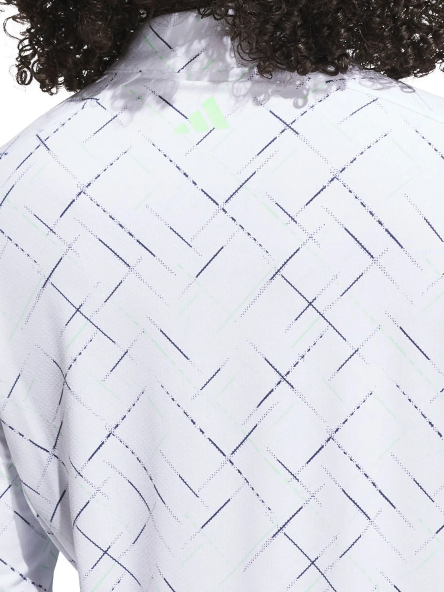 Adidas Shirts|Womens Ultimate365 Printed Quarter-Zip Mock Neck Top - White