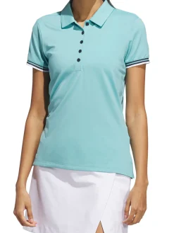 Adidas Shirts|Womens Ultimate365 Short Sleeve Polo Shirt - Mint Tone