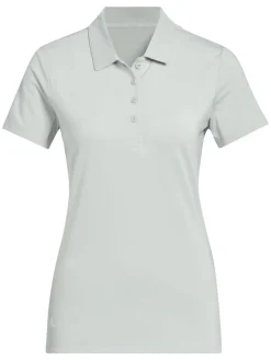 Adidas Shirts|Womens Ultimate365 Solid Short Sleeve Polo Shirt - Wonder Silver