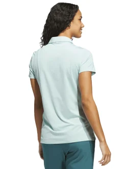 Adidas Shirts|Womens Ultimate365 Solid Short Sleeve Polo Shirt - Semi Flash Aqua