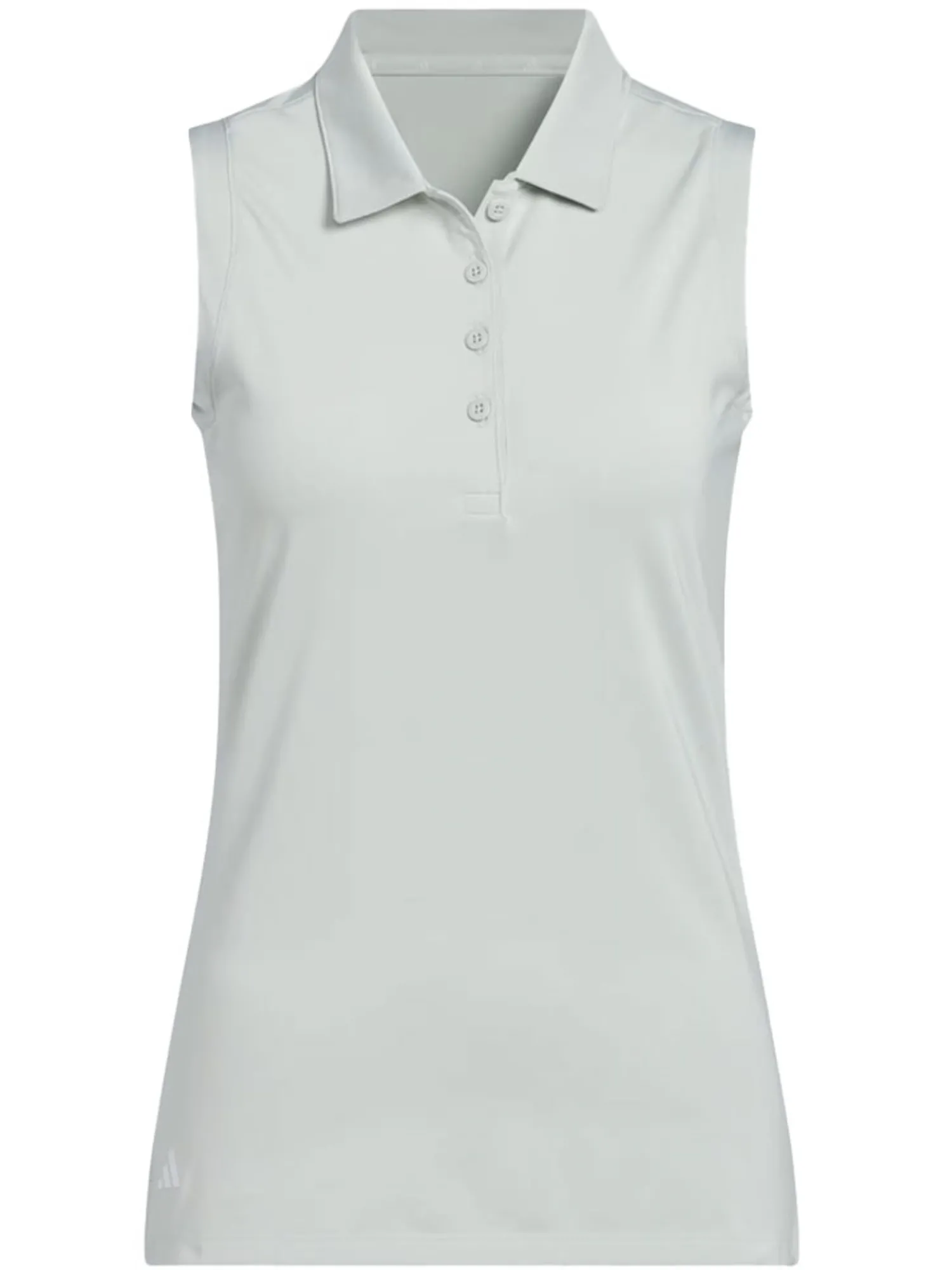 Adidas Shirts|Womens Ultimate365 Solid Sleeveless Polo Shirt - Wonder Silver