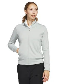 Adidas Jumpers|Womens Ultimate365 Texture Jacket - Wonder Silver
