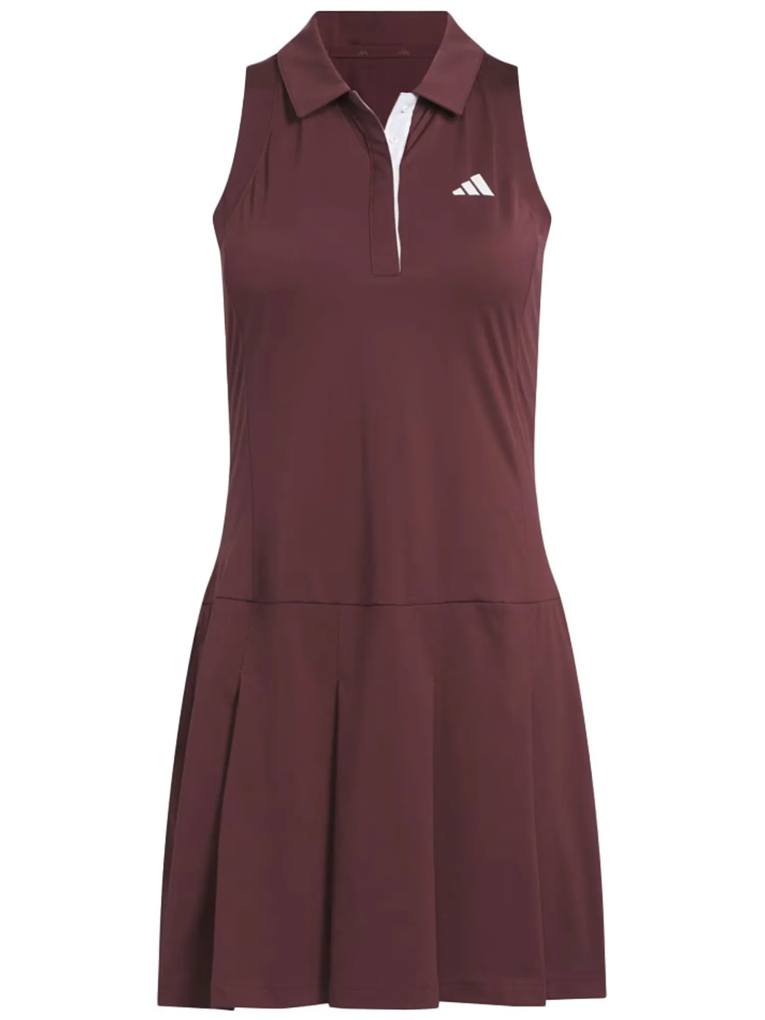 Adidas Skorts & Dresses|Womens Ultimate365 Tour Twistknit Pleated Dress - Aurora Ruby