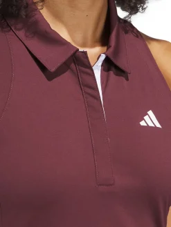 Adidas Skorts & Dresses|Womens Ultimate365 Tour Twistknit Pleated Dress - Aurora Ruby