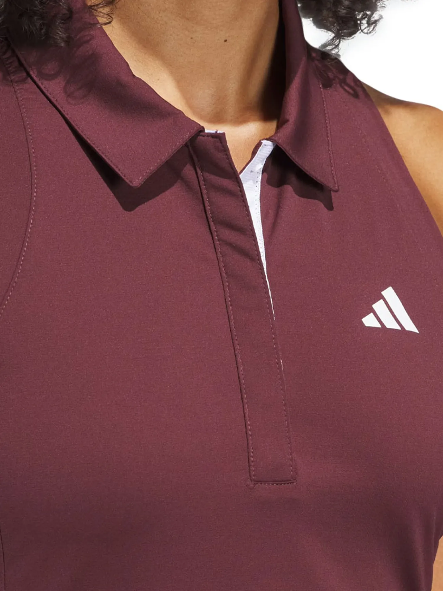 Adidas Skorts & Dresses|Womens Ultimate365 Tour Twistknit Pleated Dress - Aurora Ruby