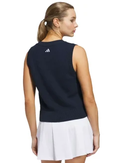 Adidas Vests|Womens Ultimate365 Tour Knit Vest - Collegiate Navy