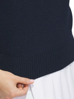 Adidas Vests|Womens Ultimate365 Tour Knit Vest - Collegiate Navy