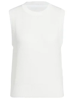 Adidas Vests|Womens Ultimate365 Tour Knit Vest - White