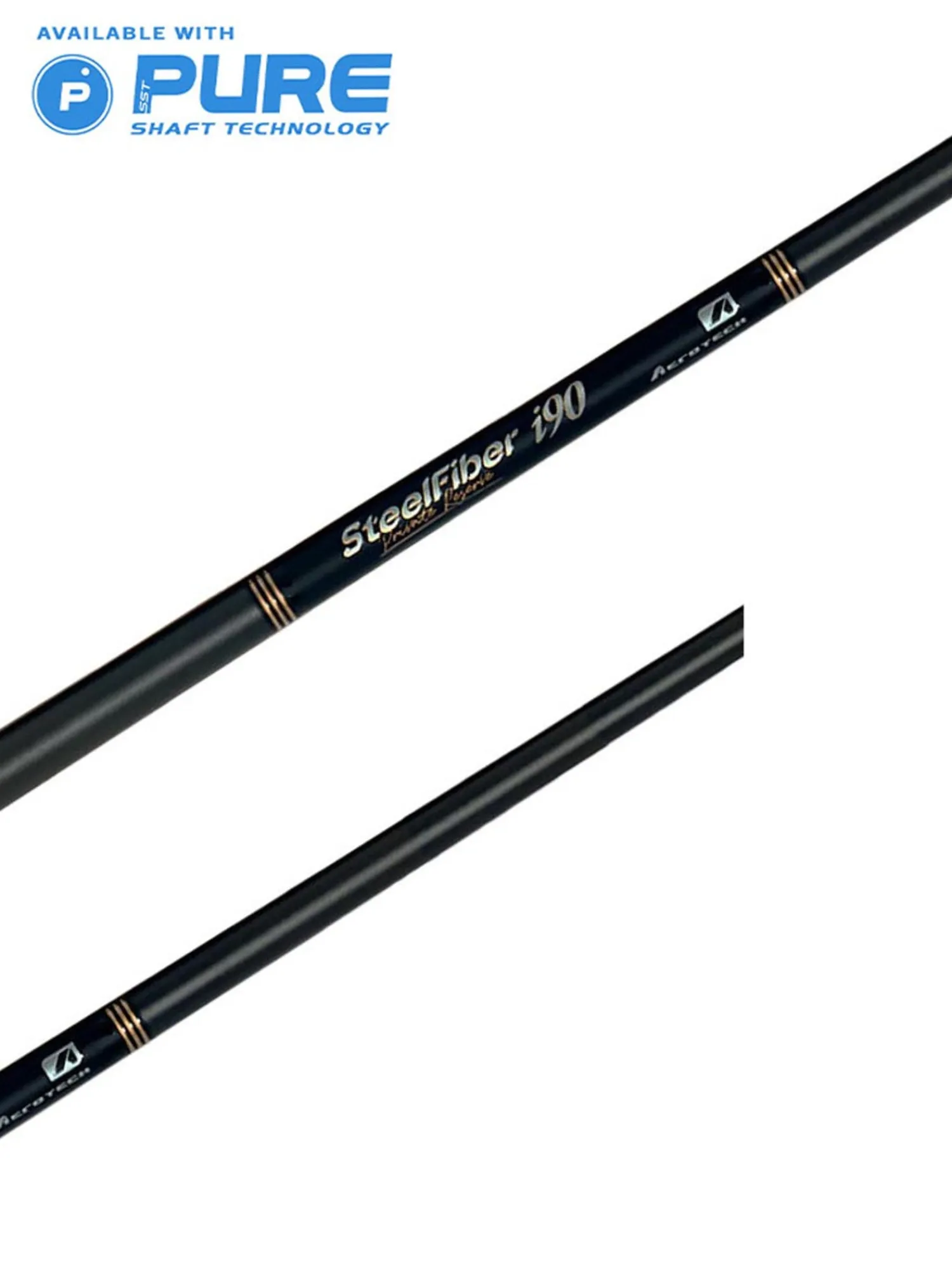 Aerotech Wedge Shafts|Steelfiber Black Label Private Reserve Spinner Wedge Shaft- Taper Tip