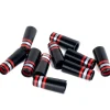 BB&F Co. Ferrules|BB&F Co Ferrule 1.3 Inch - Scarlet + Silver (10 Pack)