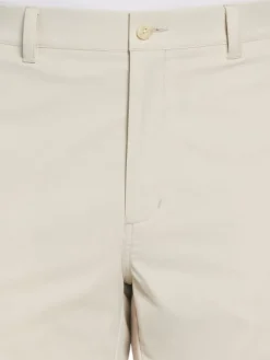 Ben Hogan Shorts|Active Waistband Flat Front 9-Inch Golf Short - Silver Lining