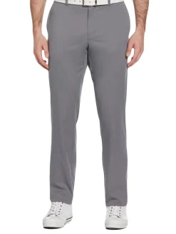 Ben Hogan Pants|Active Waistband Flat Front Golf Pant - Quiet Shade