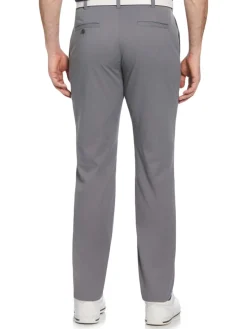 Ben Hogan Pants|Active Waistband Flat Front Golf Pant - Quiet Shade