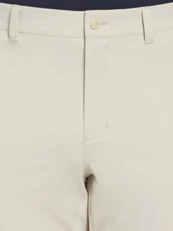Ben Hogan Pants|Active Waistband Flat Front Golf Pant - Silver Lining