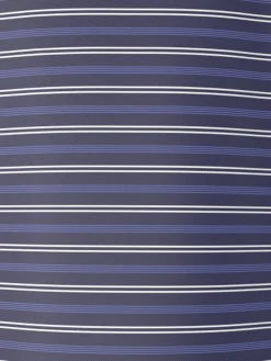Ben Hogan Shirts|Birdseye Printed Stripe Polo Shirt - Peacoat