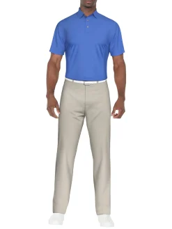 Ben Hogan Shirts|Fine Line Stripe Polo Shirt - Palace Blue