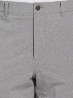 Ben Hogan Shorts|Performance Flat Front 8-Inch Golf Short - Dark Heather Grey