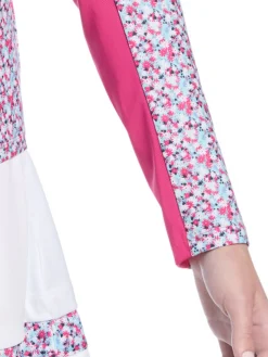 Ben Hogan Shirts|Women's Floral Sun Protection Long Sleeve Top - Fuchsia Purple