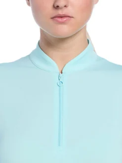 Ben Hogan Shirts|Women's Solid Sun Protection Long Sleeve Top - Waterspout